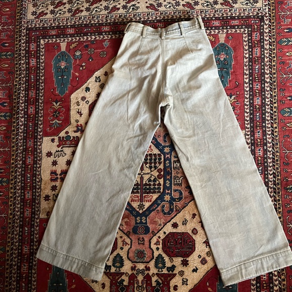 Jesse Kamm - 🇺🇸 American Bleached Denim Sailor Jeans - Archived Wash HTF - Picture 3 of 15